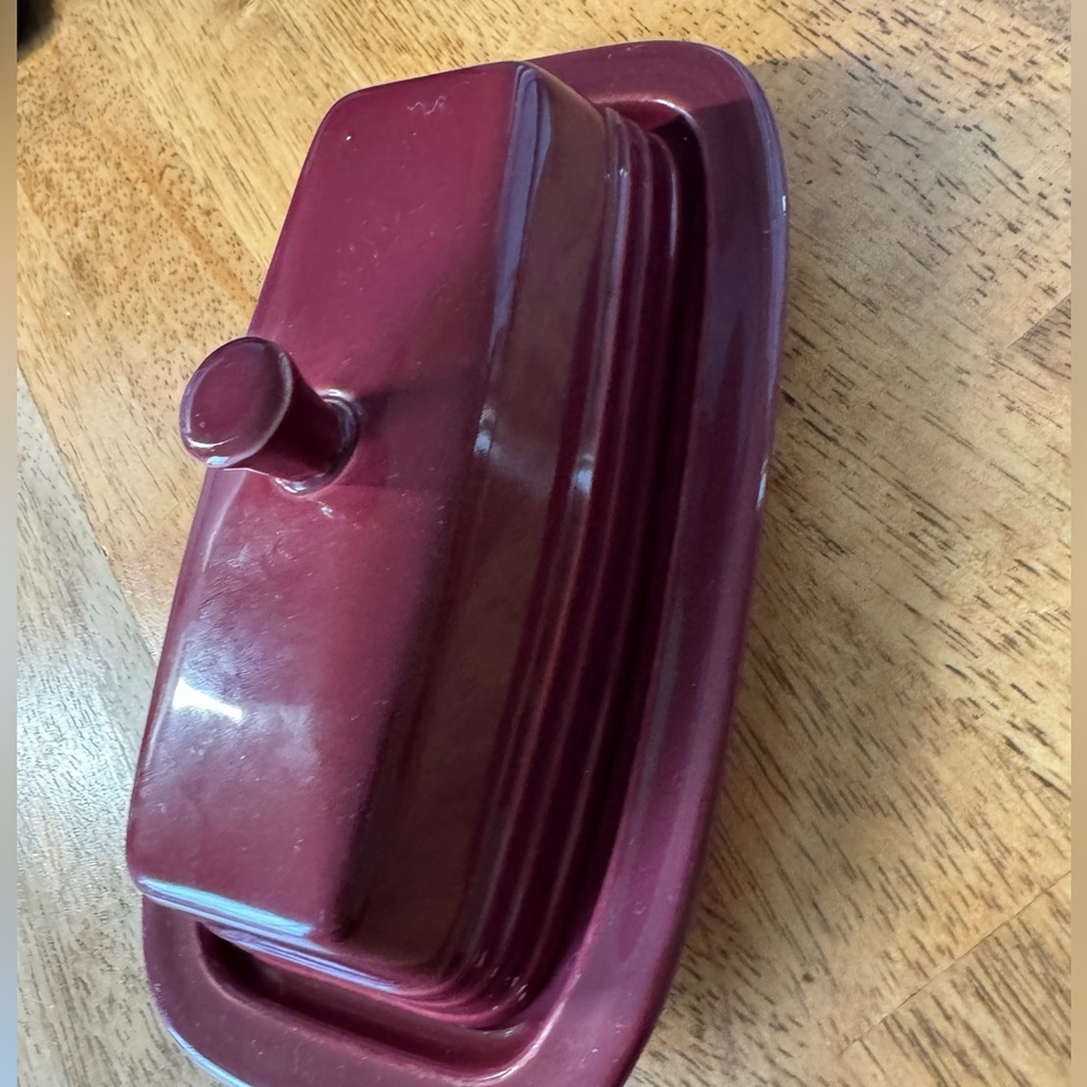 Fiestaware butter dish